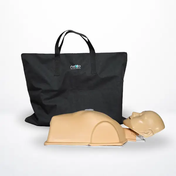 Maniquí RCP Adulto con Feedback Visual y Sonoro + Bolso | Torso de Entrenamiento RCP NEXOADULTBASIC